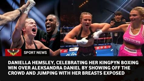 boxer flashes after win reddit|Kingpyn highlights: Daniella Hemsley flashes crowd, finals set